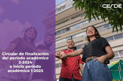 Banner sala de prensa circular de finalización
